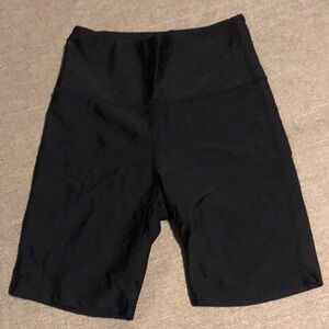 Women’s XS Spandex Short High Waisted Black EUC